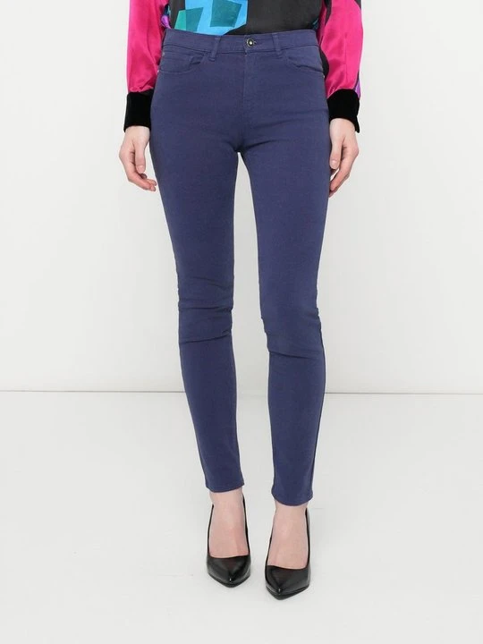 Zdjęcie produktu Jeansy Skinny Fit Emporio Armani fioletowy