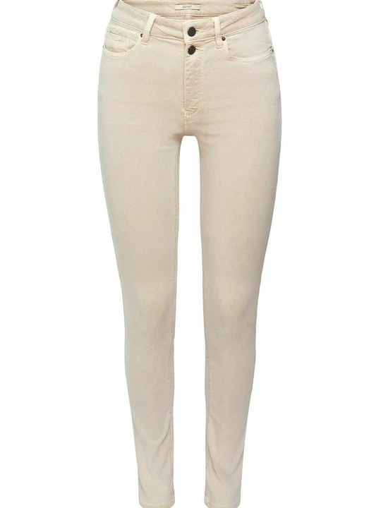 Zdjęcie produktu Jeansy Skinny Fit Esprit beżowy melanż