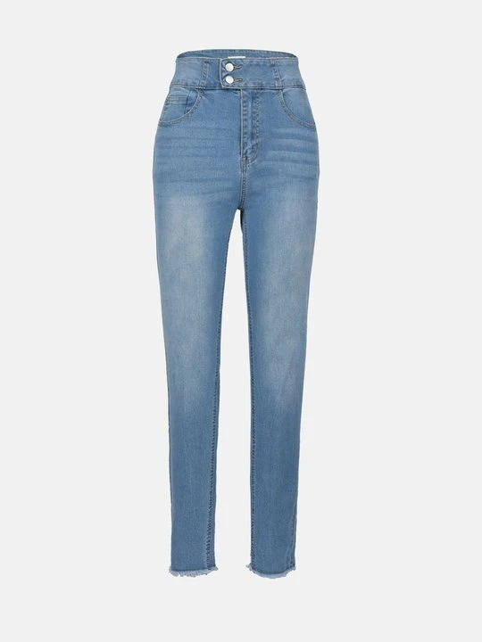 Zdjęcie produktu Jeansy Skinny Fit Even&Odd niebieski denim