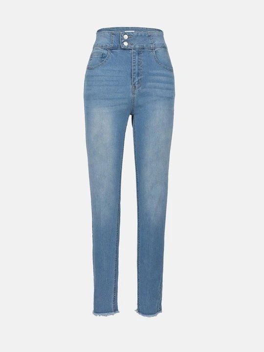 Zdjęcie produktu Jeansy Skinny Fit Even&Odd Tall By Zalando jasnoniebieski denim