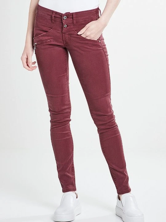 Zdjęcie produktu Jeansy Skinny Fit FREEMAN T. PORTER czerwony