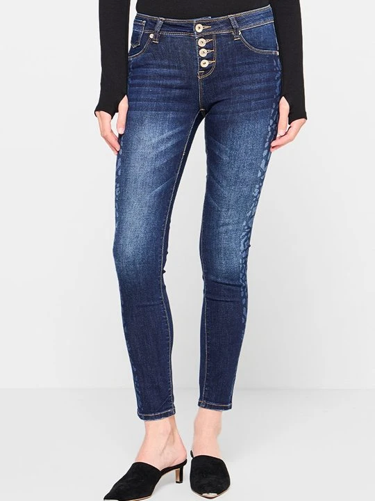 Zdjęcie produktu Jeansy Skinny Fit Gaudi niebieski