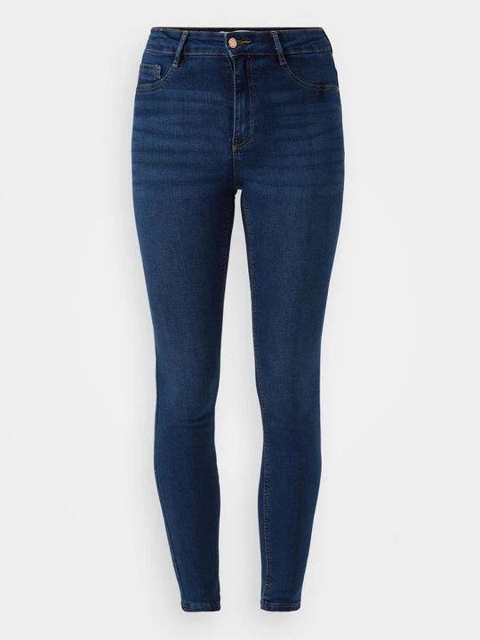 Zdjęcie produktu Jeansy Skinny Fit Gina Tricot ciemnoniebieski