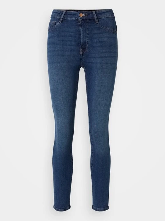 Zdjęcie produktu Jeansy Skinny Fit Gina Tricot granatowy