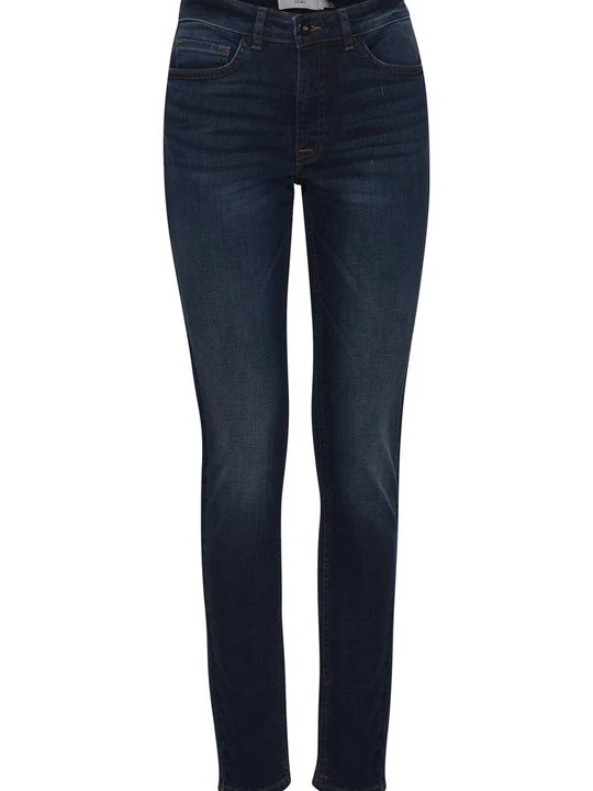 Zdjęcie produktu Jeansy Skinny Fit Ichi ciemnoniebieski