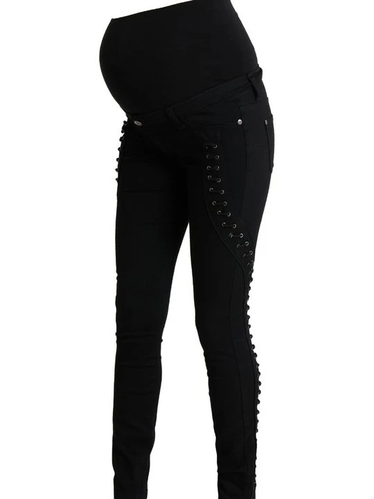 Zdjęcie produktu Jeansy Skinny Fit Love2wait czarny