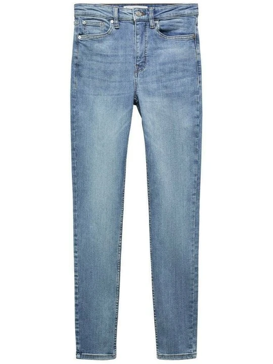 Zdjęcie produktu Jeansy Skinny Fit Mango niebieski