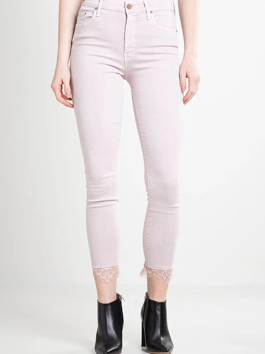 Zdjęcie produktu Jeansy Skinny Fit Mother jasnoróżowy