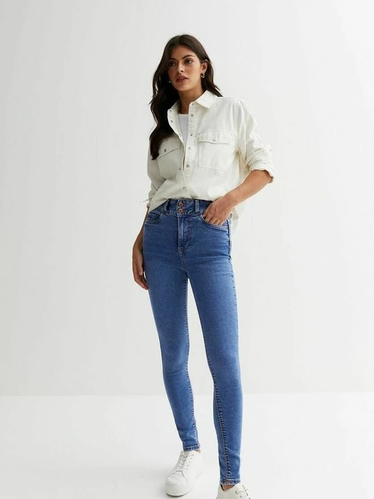 Zdjęcie produktu Jeansy Skinny Fit New Look niebieski