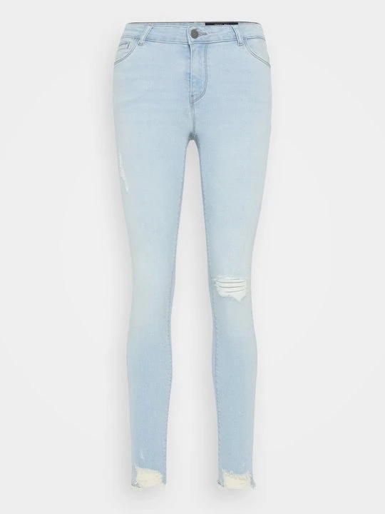 Zdjęcie produktu Jeansy Skinny Fit Noisy May jasnoniebieski denim