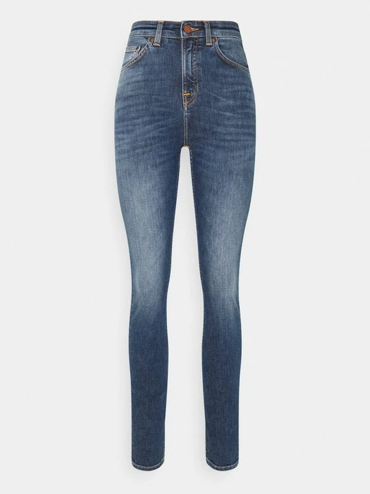 Zdjęcie produktu Jeansy Skinny Fit Nudie Jeans niebieski denim