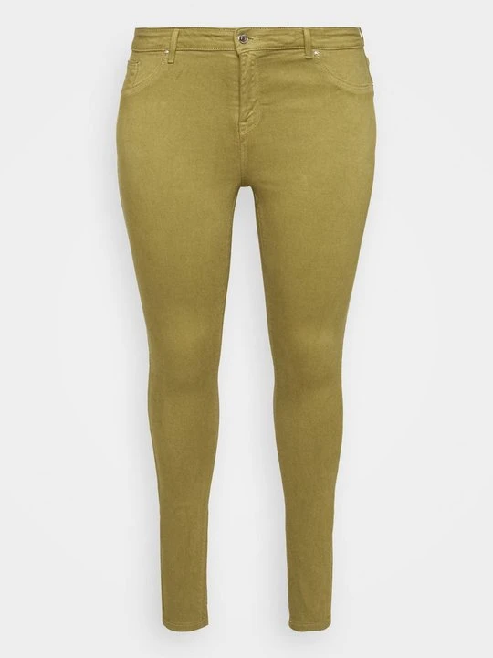 Zdjęcie produktu Jeansy Skinny Fit ONLY Carmakoma zielony