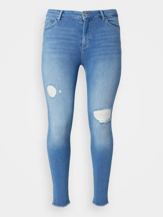 Zdjęcie produktu Jeansy Skinny Fit ONLY Carmakoma jasnoniebieski denim