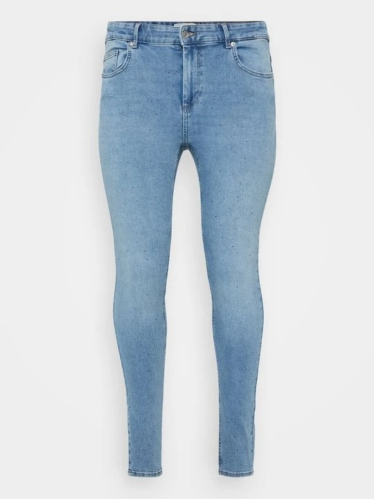 Zdjęcie produktu Jeansy Skinny Fit ONLY Carmakoma jasnoniebieski denim