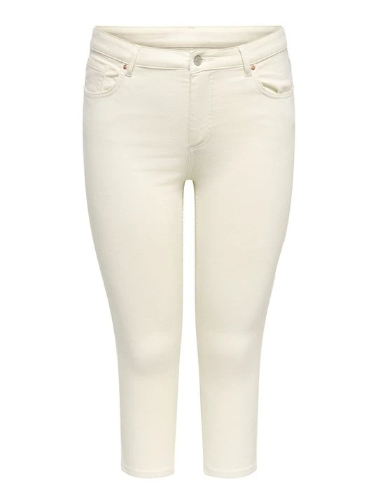 Zdjęcie produktu Jeansy Skinny Fit ONLY Carmakoma beżowy