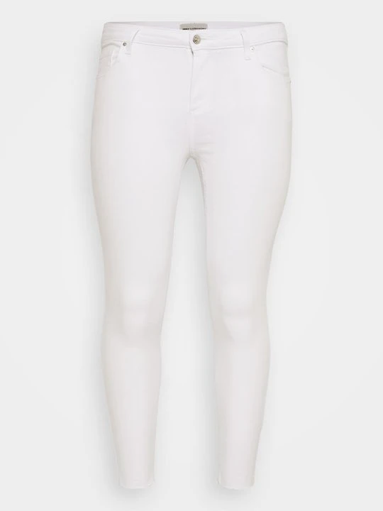 Zdjęcie produktu Jeansy Skinny Fit ONLY Carmakoma biały