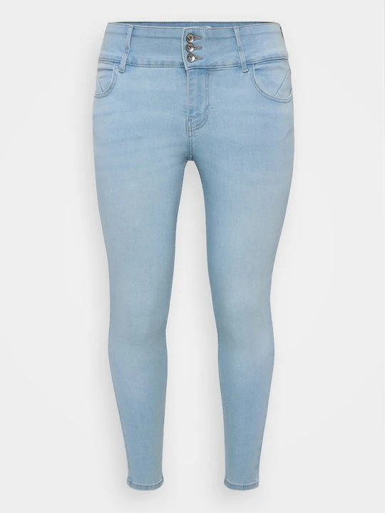 Zdjęcie produktu Jeansy Skinny Fit ONLY Carmakoma jasnoniebieski denim