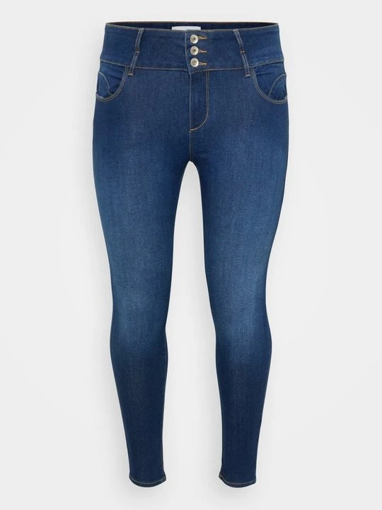 Zdjęcie produktu Jeansy Skinny Fit ONLY Carmakoma niebieski denim