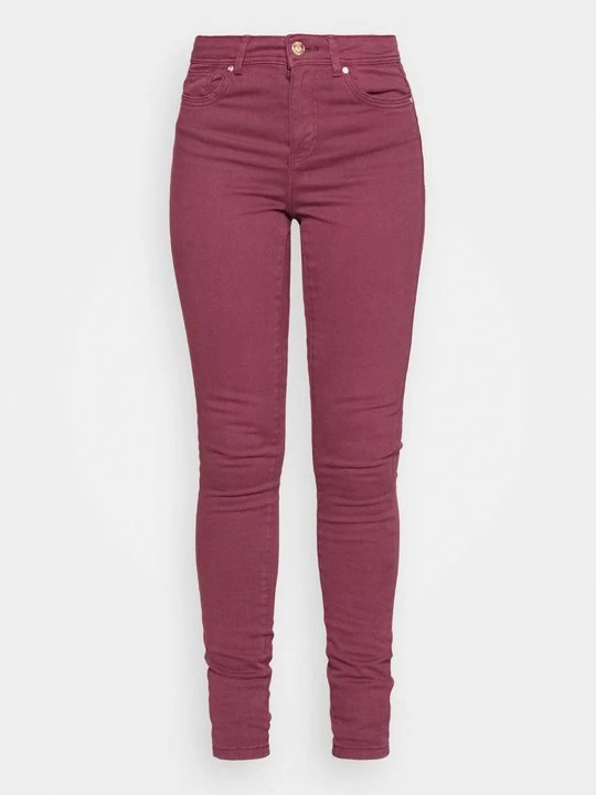 Zdjęcie produktu Jeansy Skinny Fit Only bordowy