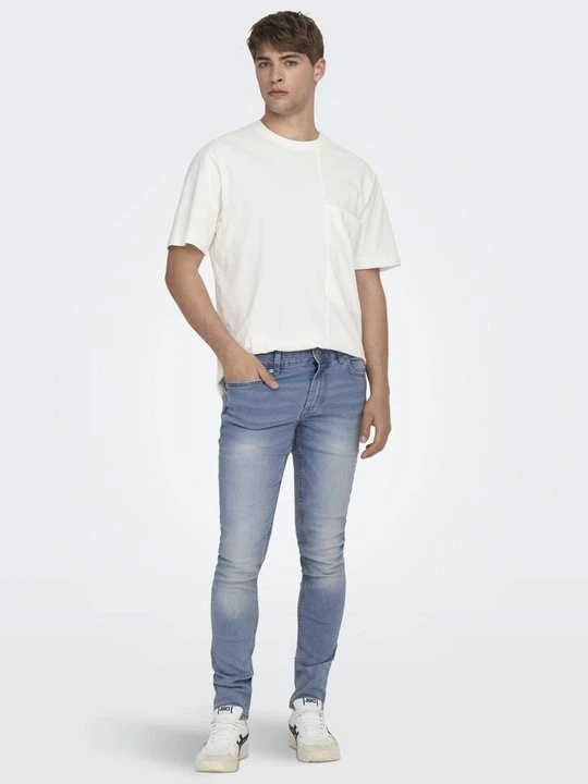 Zdjęcie produktu Jeansy Skinny Fit Only & Sons jasnoniebieski denim