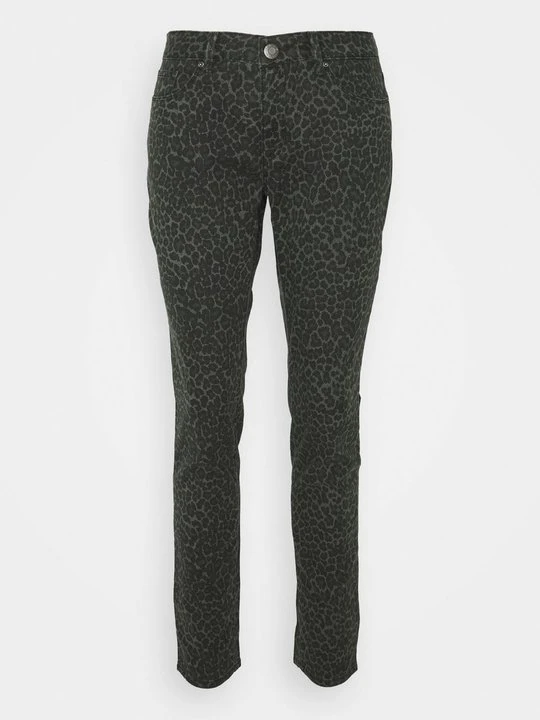 Zdjęcie produktu Jeansy Skinny Fit Opus oliwkowy melanż