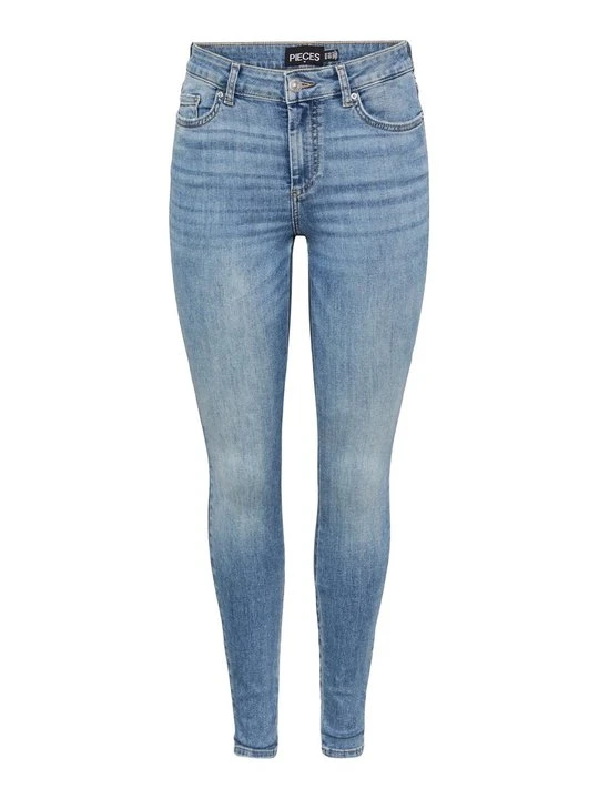 Zdjęcie produktu Jeansy Skinny Fit Pieces jasnoniebieski denim