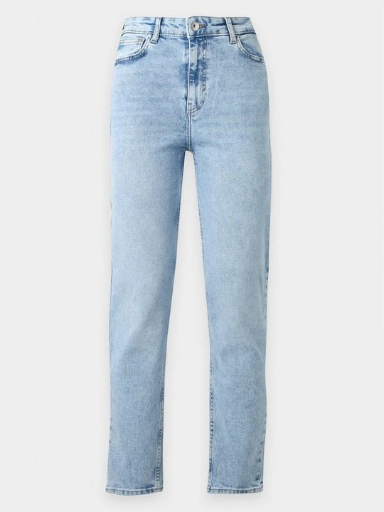 Zdjęcie produktu Jeansy damskie mom fit Pieces jasnoniebieski denim