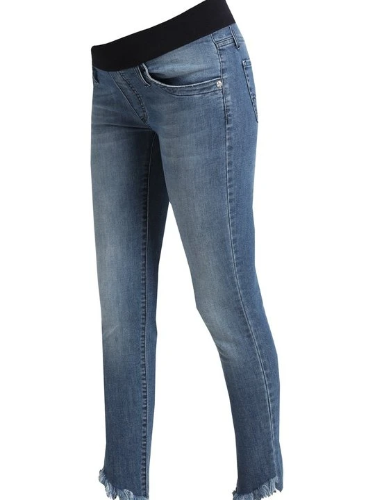 Zdjęcie produktu Jeansy Skinny Fit Pietro Brunelli niebieski denim