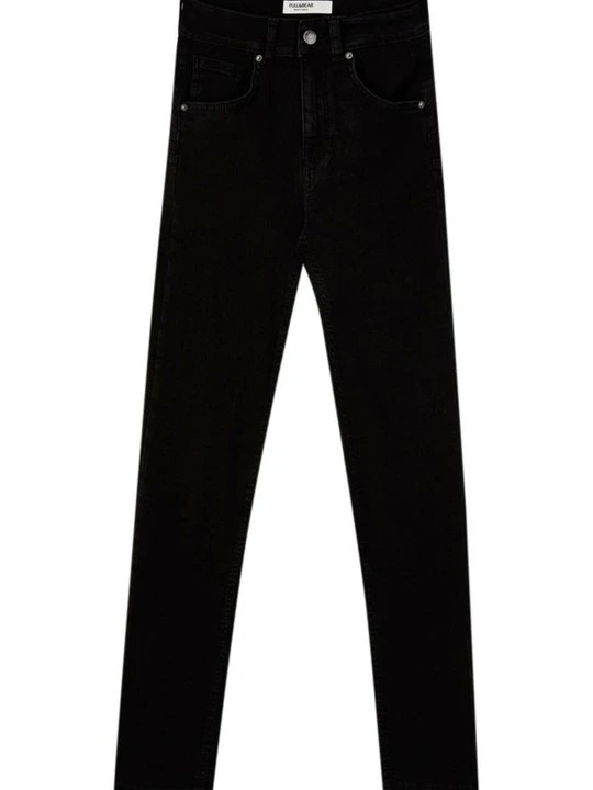 Zdjęcie produktu Jeansy Skinny Fit PULL&BEAR czarny