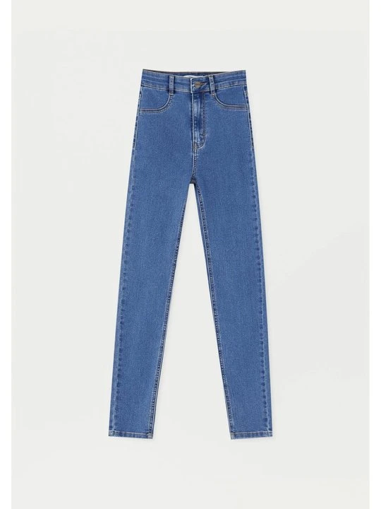 Zdjęcie produktu Jeansy Skinny Fit PULL&BEAR niebieski