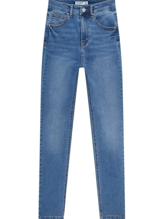 Zdjęcie produktu Jeansy Skinny Fit PULL&BEAR niebieski denim