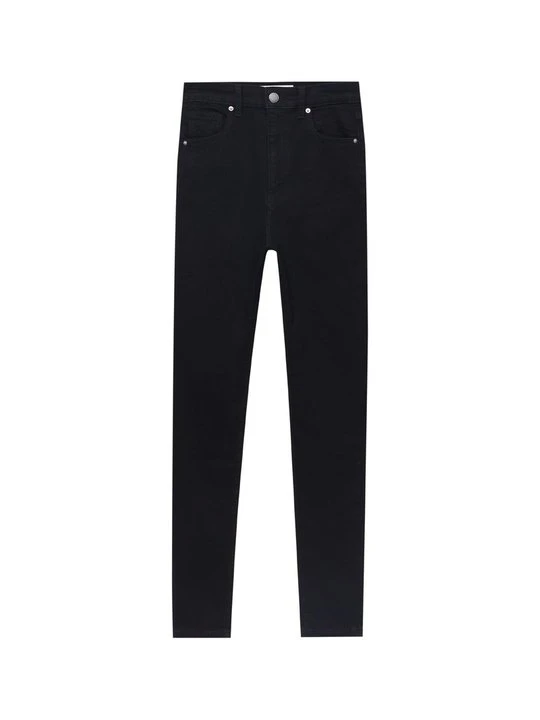 Zdjęcie produktu Jeansy Skinny Fit PULL&BEAR czarny melanż