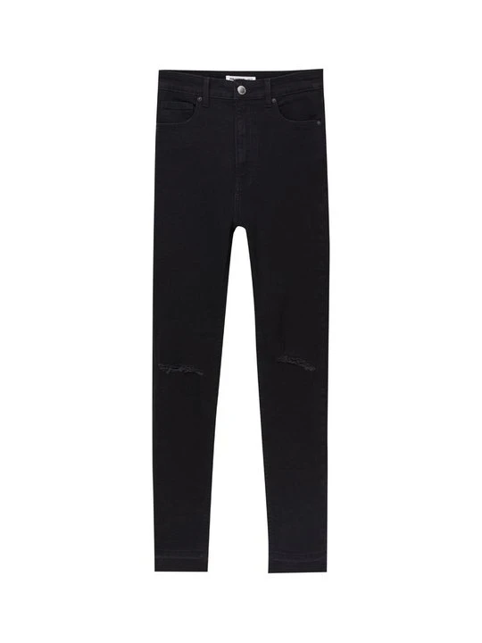 Zdjęcie produktu Jeansy Skinny Fit PULL&BEAR czarny