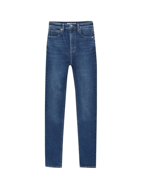 Zdjęcie produktu Jeansy Skinny Fit PULL&BEAR granatowy