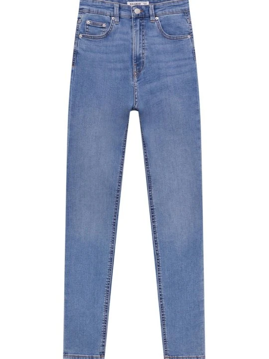 Zdjęcie produktu Jeansy Skinny Fit PULL&BEAR niebieski denim
