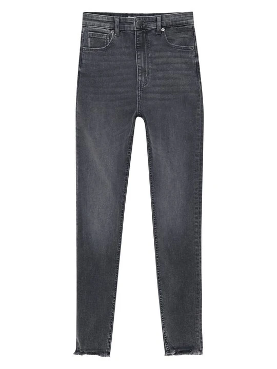 Zdjęcie produktu Jeansy Skinny Fit PULL&BEAR szary