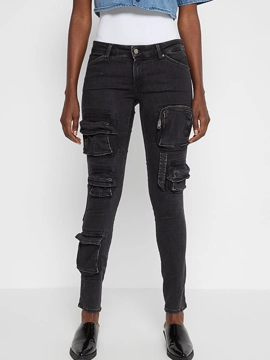 Zdjęcie produktu Jeansy Skinny Fit Replay czarny