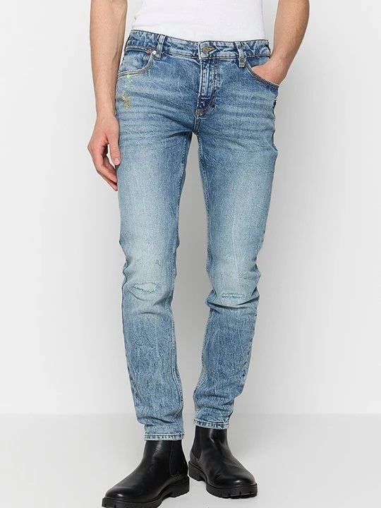 Zdjęcie produktu Jeansy Skinny Fit Scotch & Soda niebieski