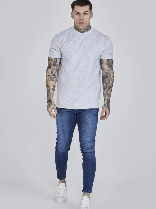 Zdjęcie produktu Jeansy Skinny Fit SikSilk niebieski denim