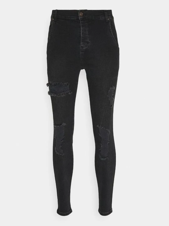 Zdjęcie produktu Jeansy Skinny Fit SikSilk czarny