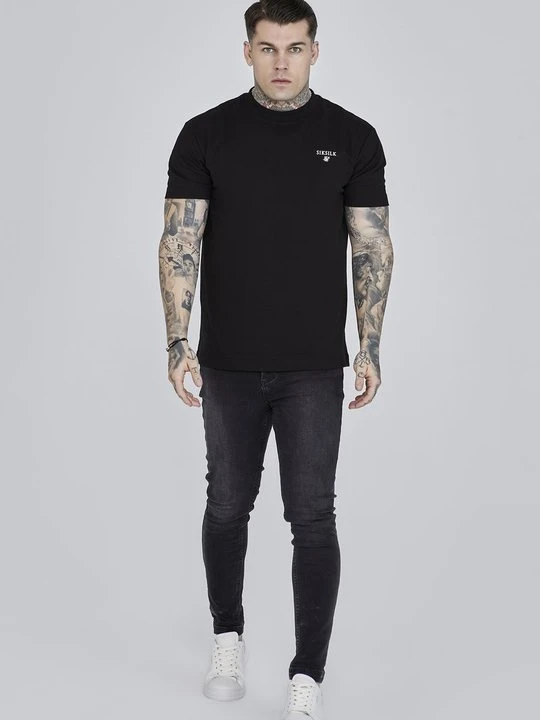 Zdjęcie produktu Jeansy Skinny Fit SikSilk czarny