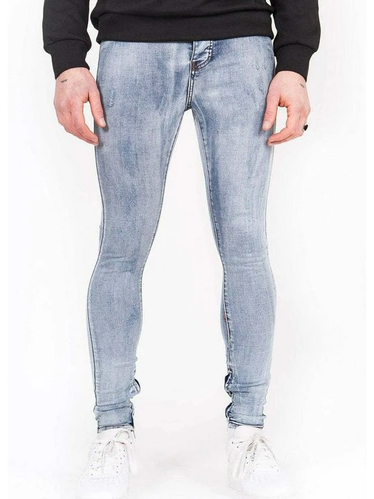 Zdjęcie produktu Jeansy Skinny Fit Sixth June jasnoniebieski