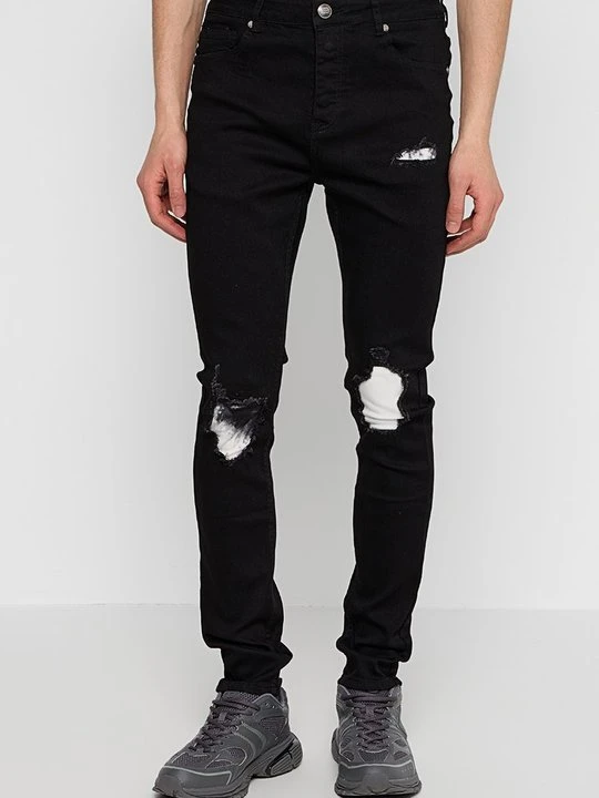 Zdjęcie produktu Jeansy Skinny Fit Sixth June czarny