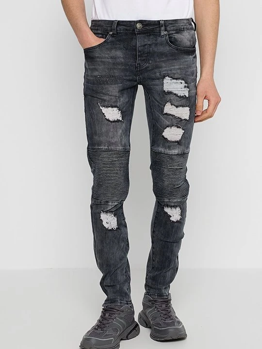 Zdjęcie produktu Jeansy Skinny Fit Sixth June niebieski