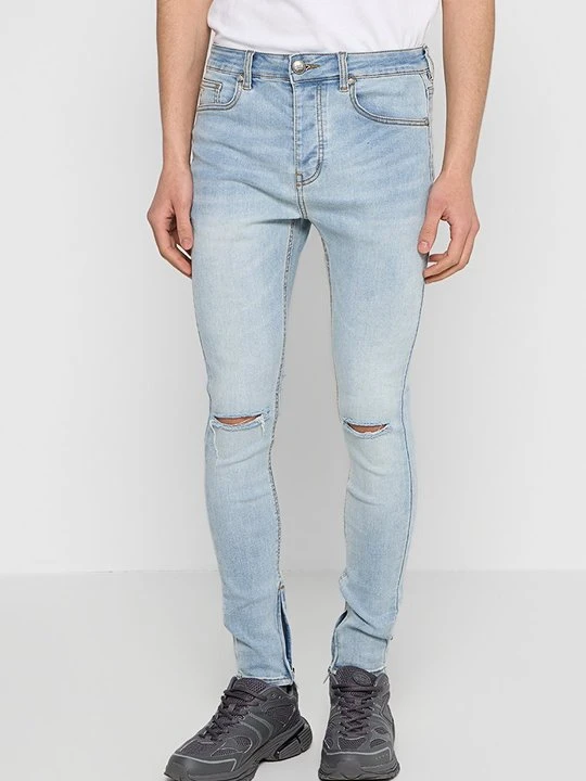Zdjęcie produktu Jeansy Skinny Fit Sixth June niebieski