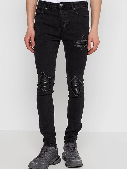 Zdjęcie produktu Jeansy Skinny Fit Sixth June czarny