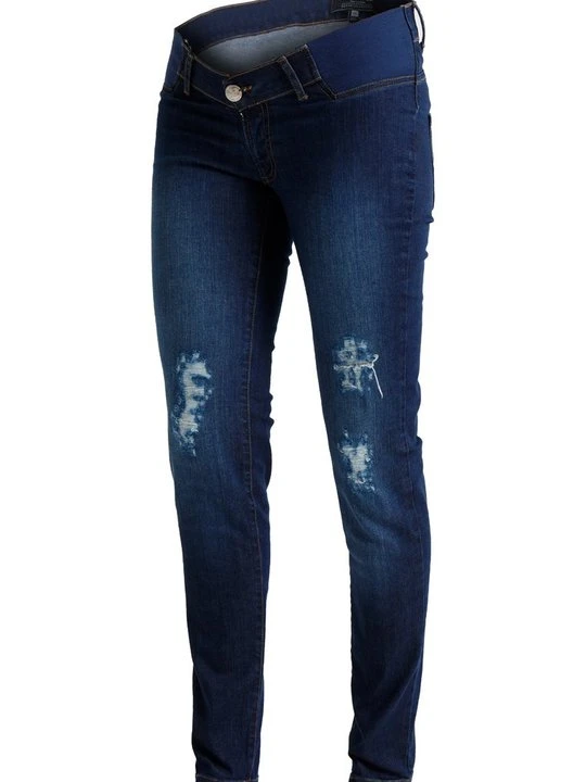 Zdjęcie produktu Jeansy Skinny Fit Slacks & Co. granatowy
