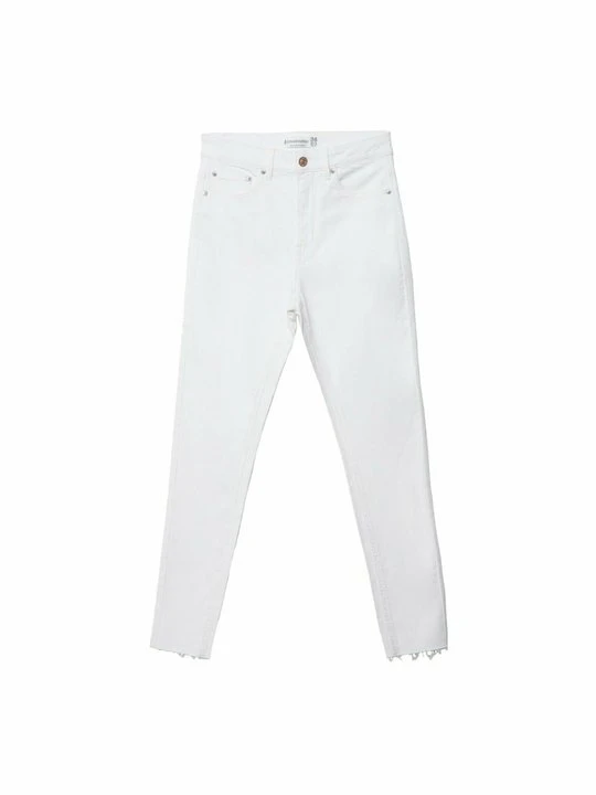 Zdjęcie produktu Jeansy Skinny Fit Stradivarius biały