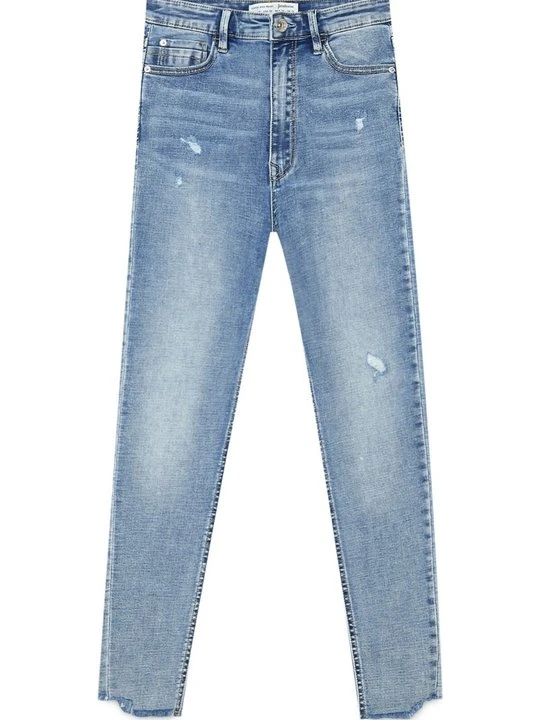 Zdjęcie produktu Jeansy Skinny Fit Stradivarius niebieski