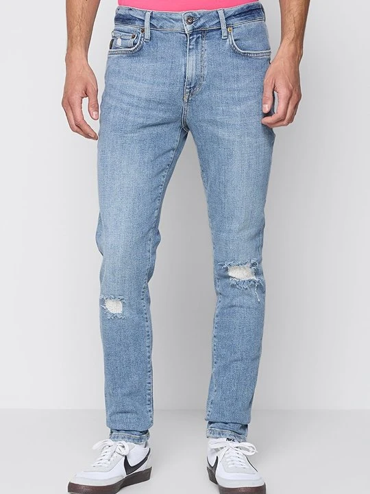 Zdjęcie produktu Jeansy Skinny Fit Superdry jasnoniebieski